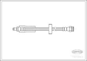 Corteco 19018663 - LATIGUILLO FRENO PEUGEOT 309 FRONT