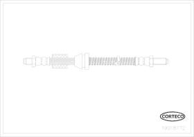 Corteco 19018772 - LATIGUILLO FRENO FORD FIESTA FRONT