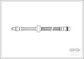 Corteco 19025691 - LATIGUILLO FRENO CITROEN XANTIA FRONT