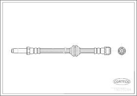 Corteco 19035284 - LATIGUILLO FRENO MB VIANO(BM639)(03-)FRONT