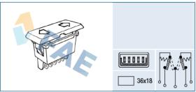 Fae 62580 - TECLAS