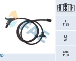Fae 78001 - SENSOR ABS