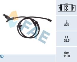 Fae 78015 - SENSOR ABS