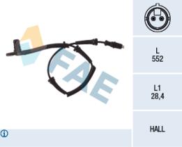 Fae 78027 - SENSOR ABS