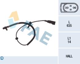 Fae 78035 - SENSOR ABS