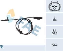 Fae 78050 - SENSOR ABS