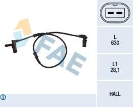 Fae 78052 - SENSOR ABS