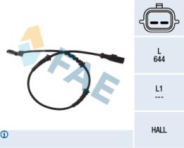 Fae 78055 - SENSOR ABS