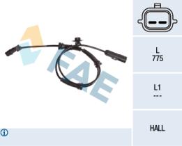 Fae 78057 - SENSOR ABS