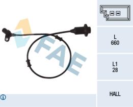 Fae 78072 - SENSOR ABS
