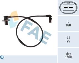 Fae 78074 - SENSOR ABS