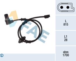 Fae 78075 - SENSOR ABS