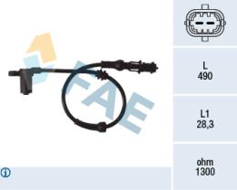 Fae 78077 - SENSOR ABS