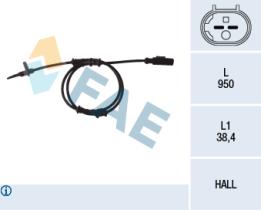 Fae 78093 - SENSOR ABS