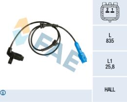Fae 78140 - SENSOR ABS