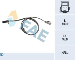 Fae 78187 - SENSOR ABS