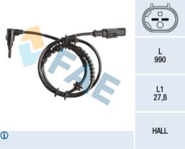 Fae 78244 - SENSOR ABS