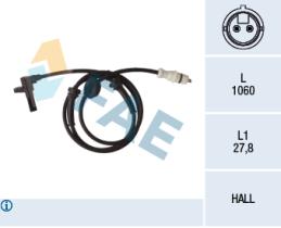 Fae 78253 - SENSOR ABS