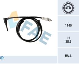 Fae 78255 - SENSOR ABS