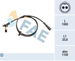 Fae 78257 - SENSOR ABS