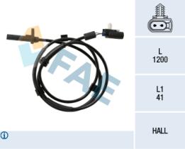 Fae 78258 - SENSOR ABS
