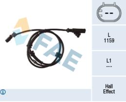 Fae 78285 - SENSOR ABS