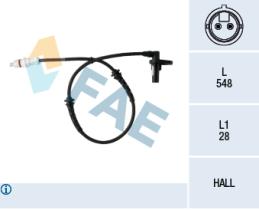 Fae 78325 - SENSOR ABS