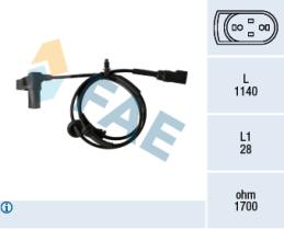 Fae 78345 - SENSOR ABS