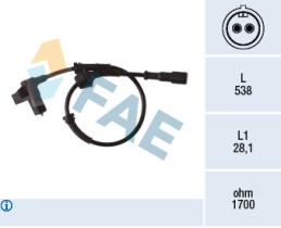 Fae 78376 - SENSOR ABS