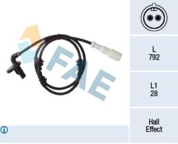 Fae 78407 - SENSOR ABS
