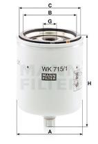 Mann Filter WK7151X - Filtro De Combustible Calidad Original