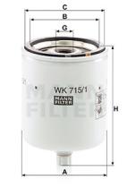 Mann Filter WK7151X - FILTRO COMBUSTIBLE INDUSTRY