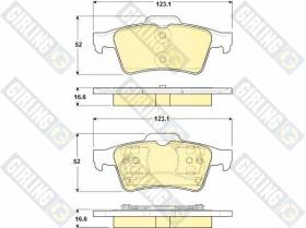 Girling 6114692 - PASTILLAS DE FRENO