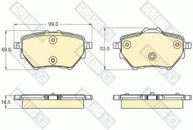 Girling 6120364 - PASTILLAS DE FRENO