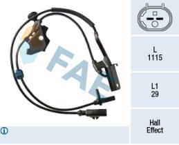 Fae 78389 - SENSOR ABS