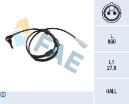 Fae 78256 - SENSOR ABS
