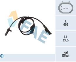 Fae 78298 - SENSOR ABS