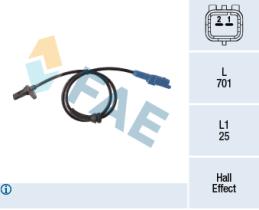 Fae 78304 - SENSOR ABS