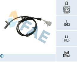 Fae 78332 - SENSOR ABS