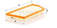 Mann Filter C45004 - FILTRO AIRE CAR