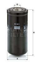 Mann Filter WH9011 - FILTRO ACEITE