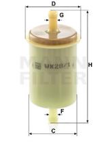 Mann Filter WK281 - FILTRO COMBUSTIBLE INDUSTRY