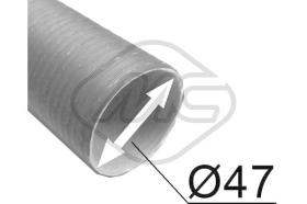 Metalcaucho 02207 - TUBO CARTOFLEX 47 MM