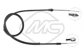 Metalcaucho 80225 - CABLE FRENO 206 ALL(DRUM BRAKE)DX