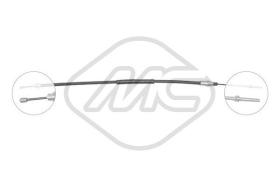 Metalcaucho 80343 - CABLE FRENO 406 COUP ALL SX-LH