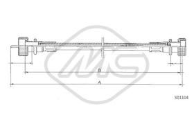 Metalcaucho 80465 - CABLE CUENTAKILOMETROS 2000 GTV-2000