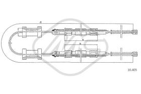 Metalcaucho 80540 - CABLE FRENO 80 ALL