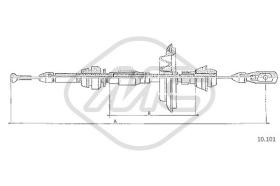 Metalcaucho 80601 - CABLE ACELERADOR POLO DERBY
