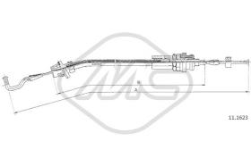 Metalcaucho 80685 - CABLE ACELERADOR 316I