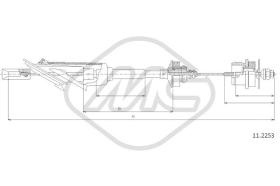 Metalcaucho 80718 - CABLE EMBRAGUE SAXO